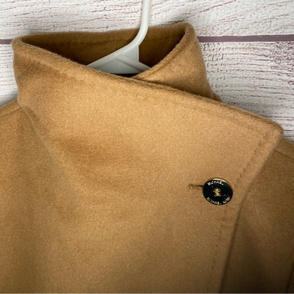 MICHAEL Michael Kors Wool Coat -Dark Camel size PM NEW WITH TAGS - Picture 5 of 16
